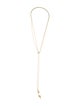 John Hardy 18K Diamond Classic Chain Wave Lariat Necklace