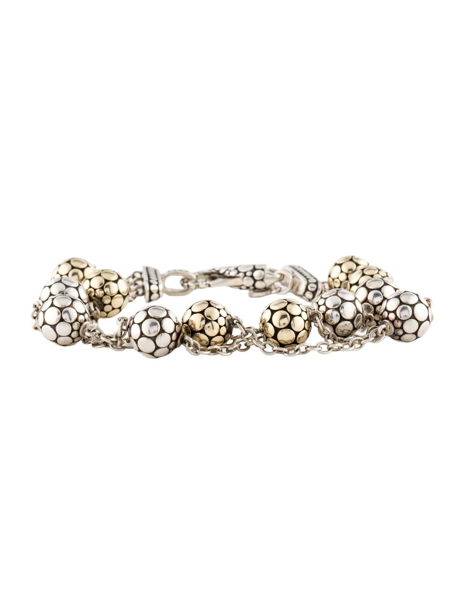John Hardy Two-Tone Dot Multistrand Bracelet