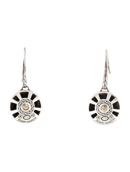 John Hardy Two-Tone Citrine Drop Earrings