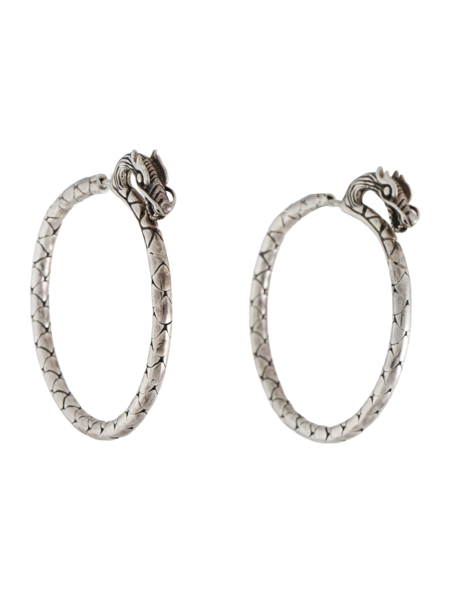 John Hardy Naga Medium Hoop Earrings