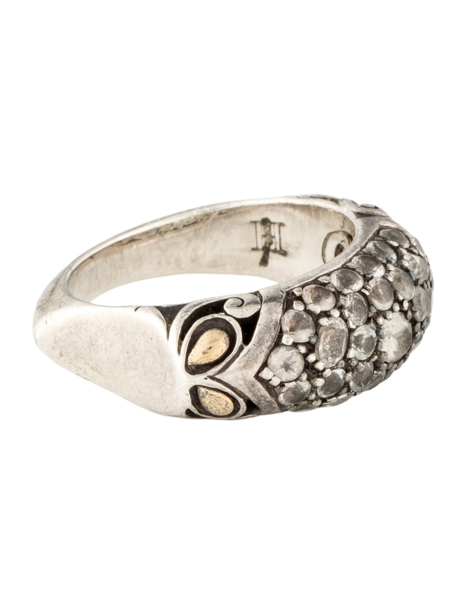 John Hardy Aquamarine Lava Fire Ring