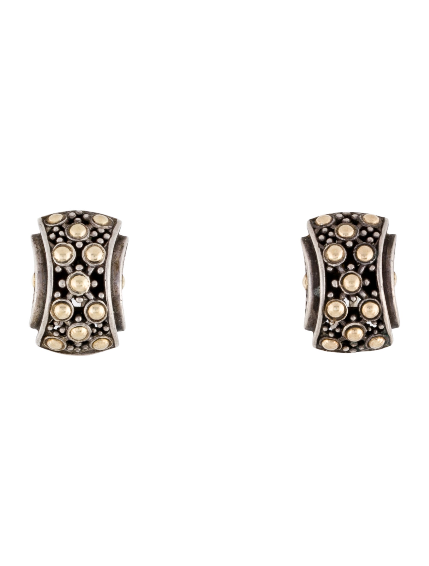 John Hardy Two-Tone Jaisalmer Clip-On Earrings