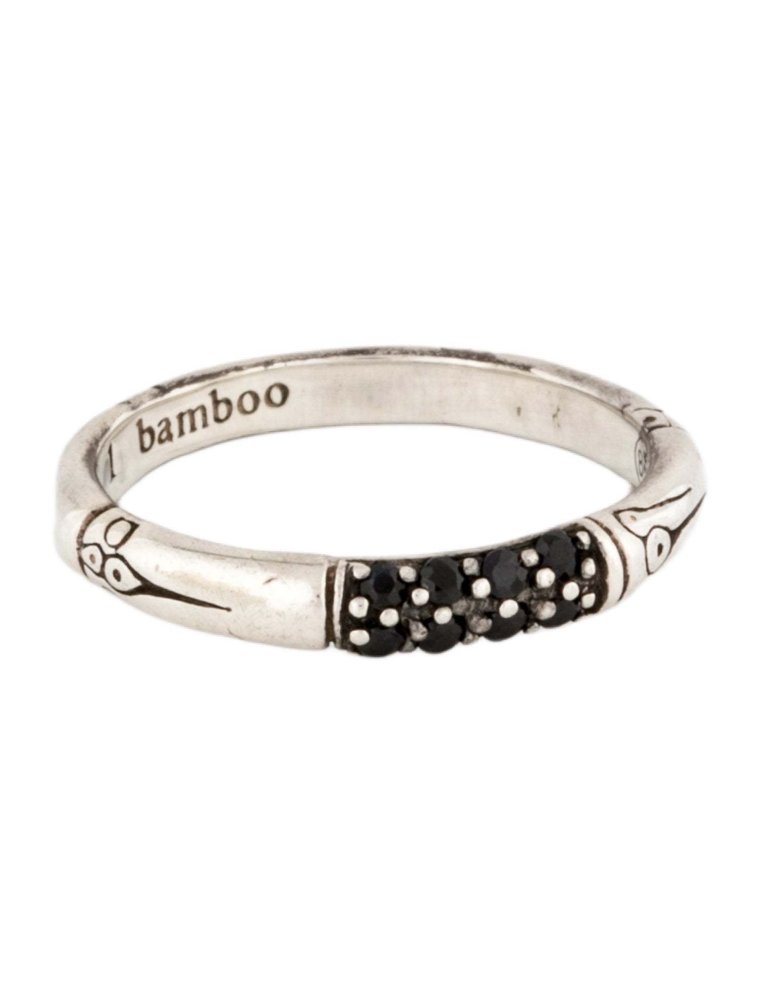 John Hardy Sapphire Bamboo Band