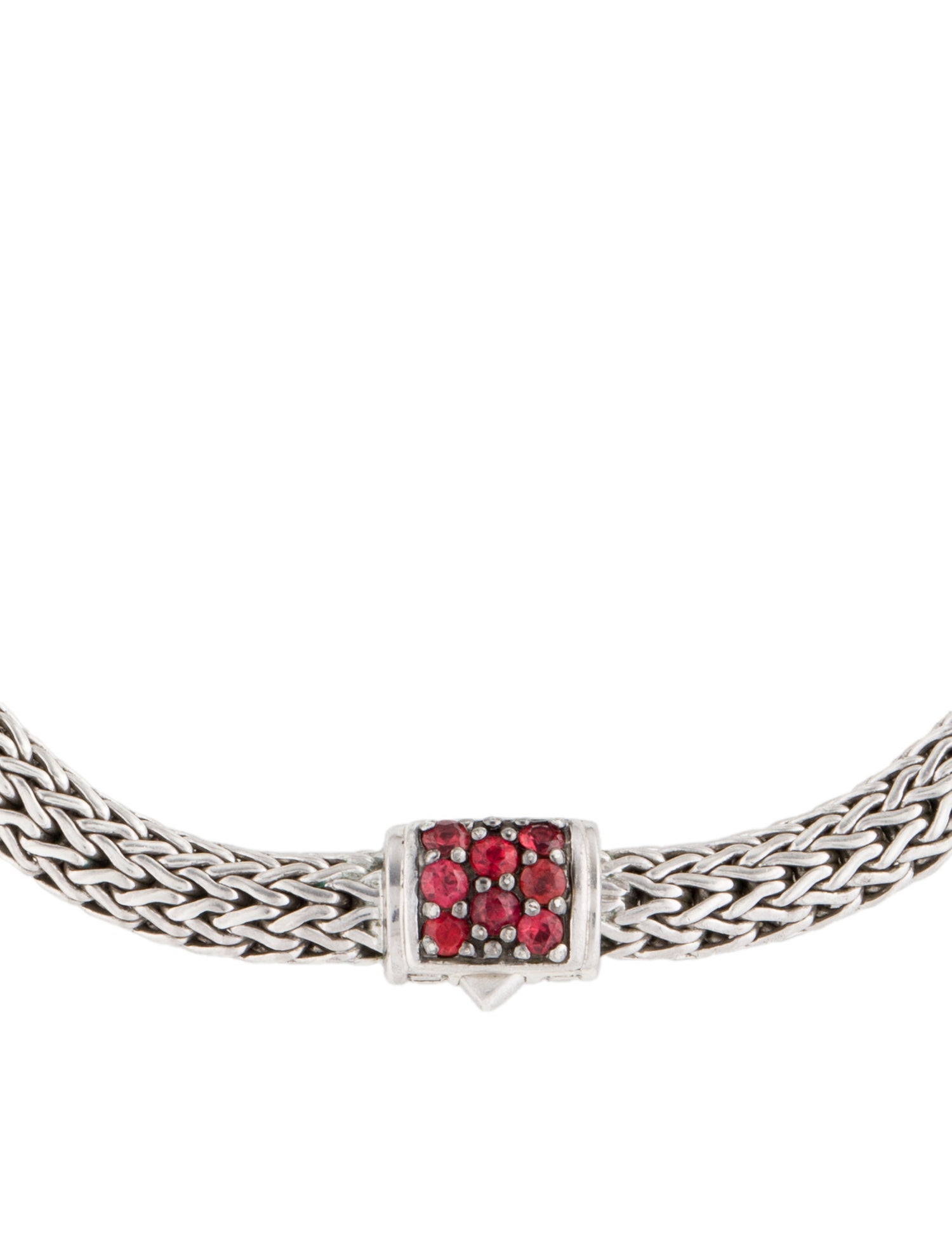 John Hardy Synthetic Ruby Icon Bracelet