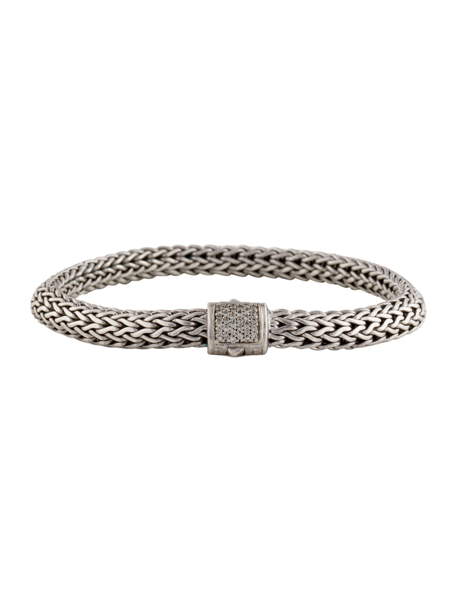 John Hardy Diamond Classic Chain Bracelet