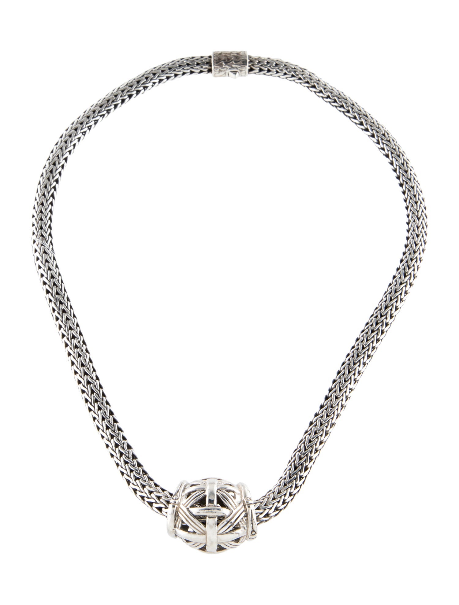 John Hardy Bamboo Slider Pendant Necklace