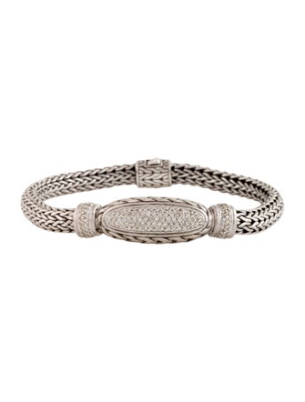 John Hardy Diamond Classic Chain Bracelet
