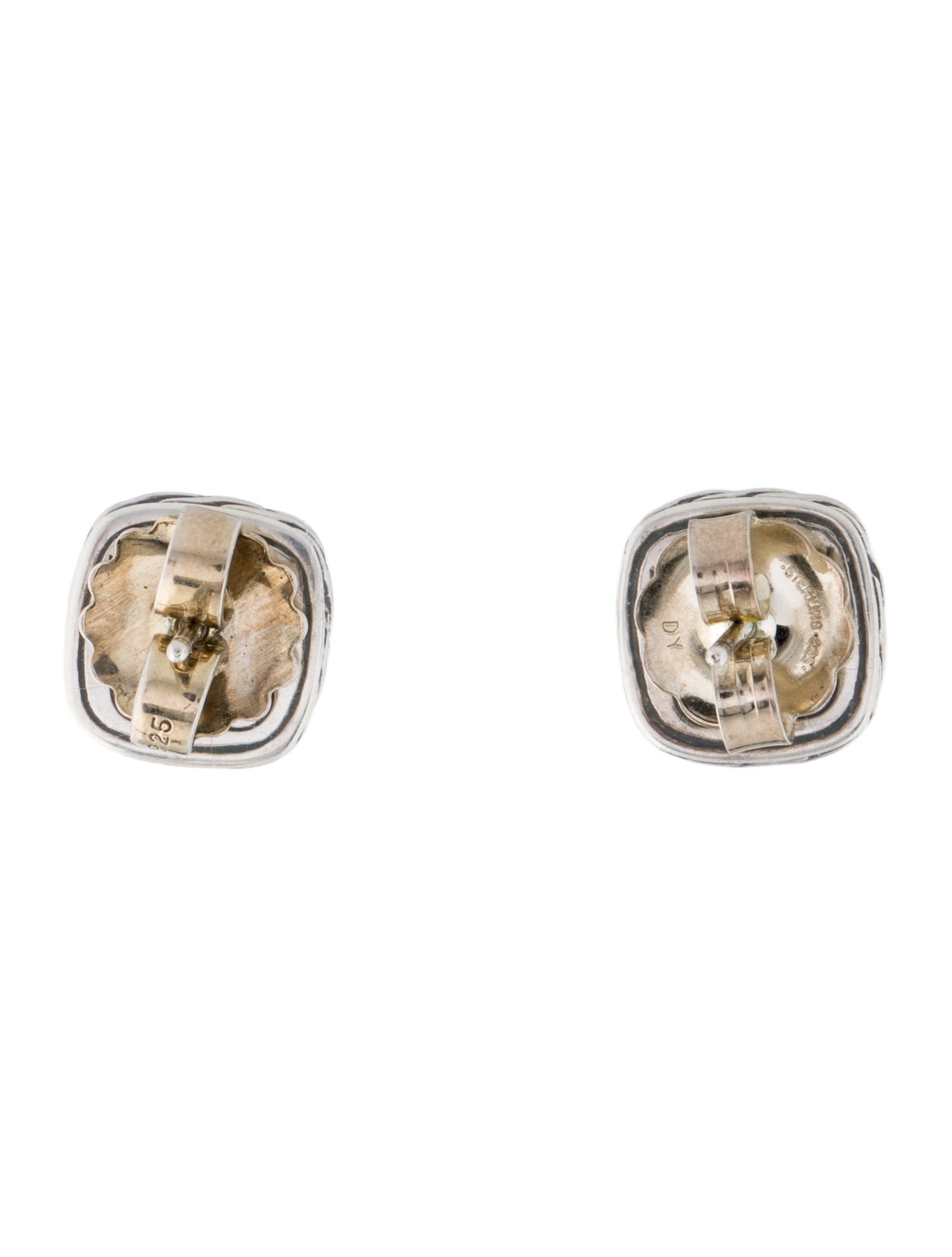 John Hardy Topaz Chain Stud Earrings
