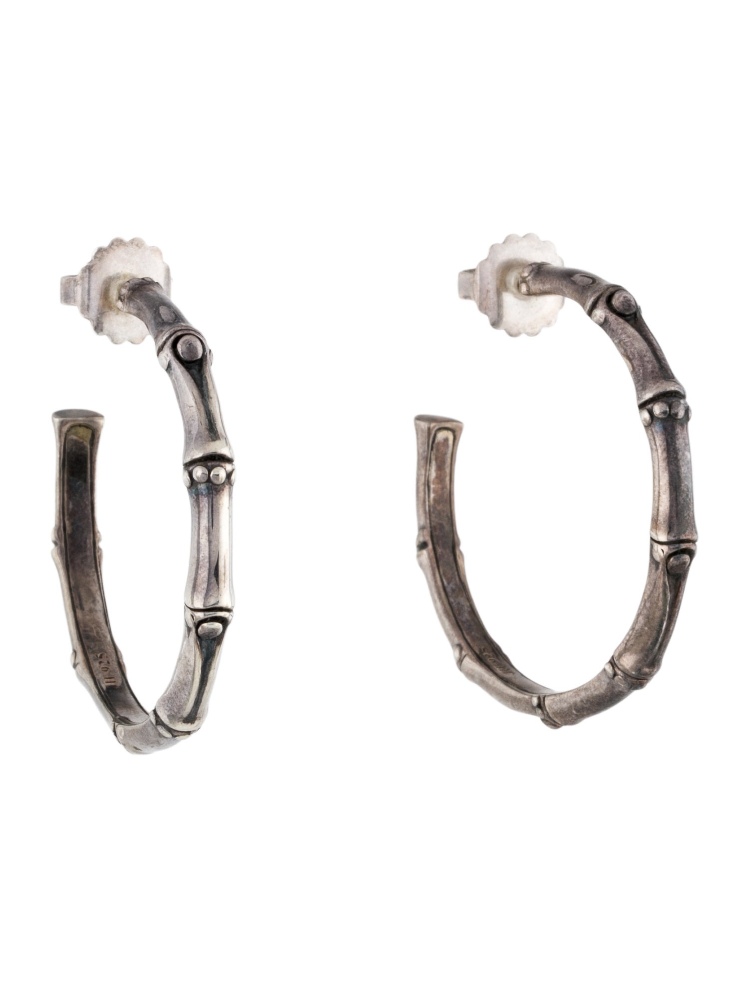 John Hardy Bamboo Hoop Earrings