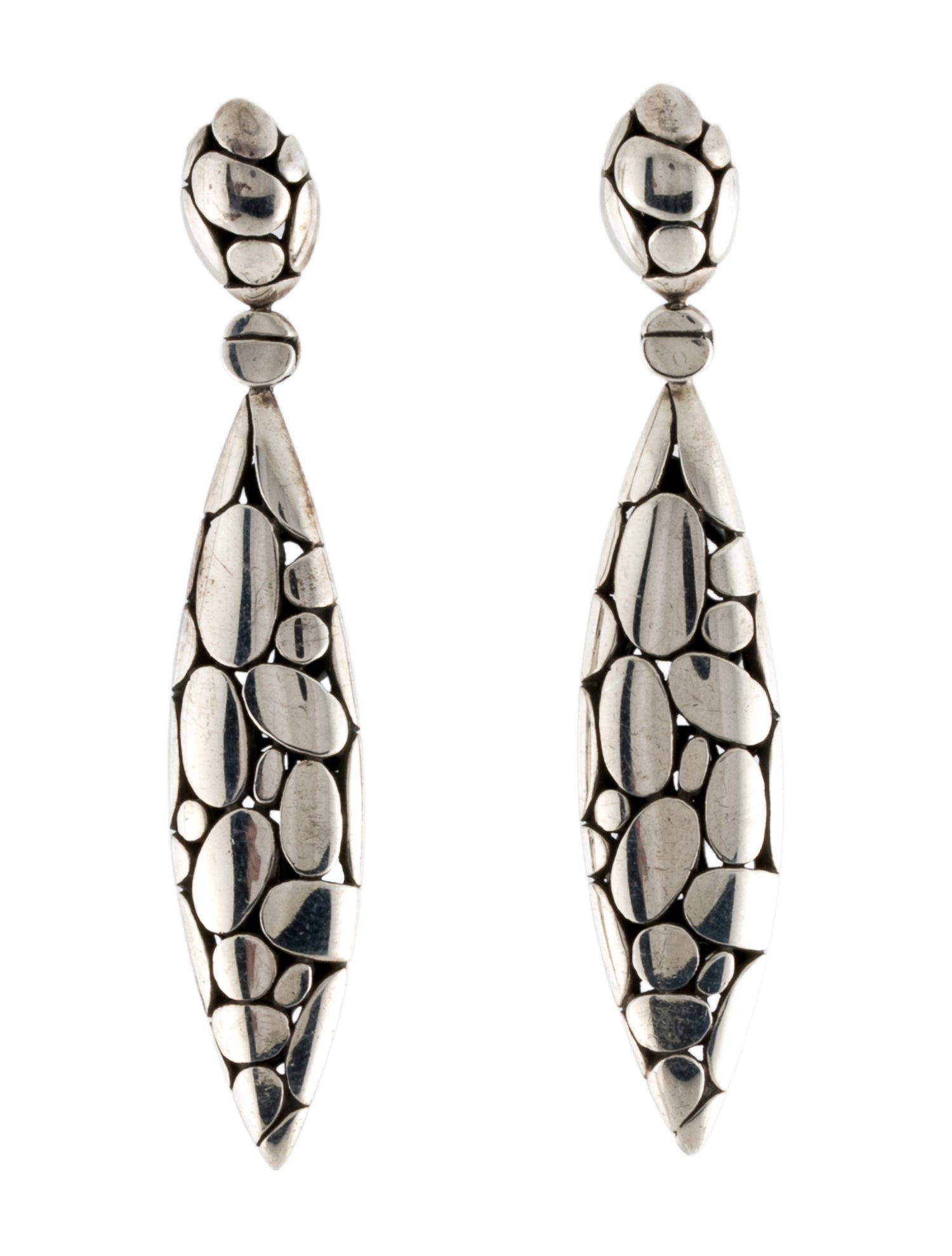 John Hardy Kali Marquis Drop Earrings
