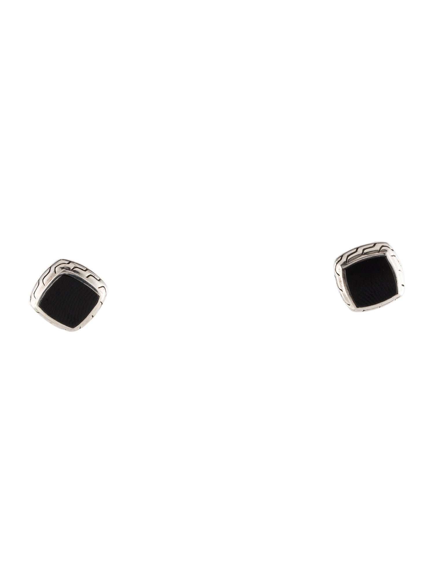 John Hardy Spinel Square Stud Earrings