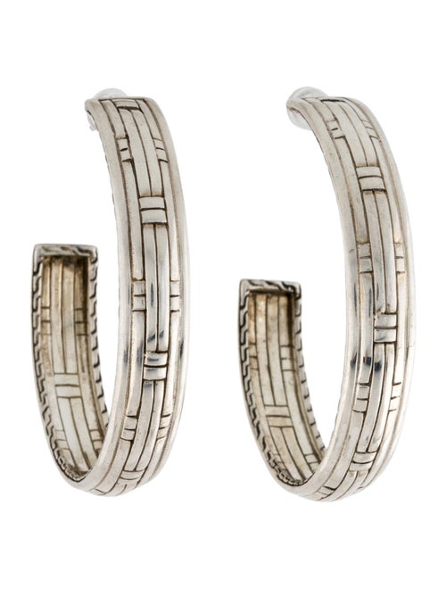 John Hardy Large Bedeg Hoop Earrings