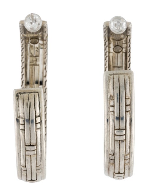 John Hardy Large Bedeg Hoop Earrings