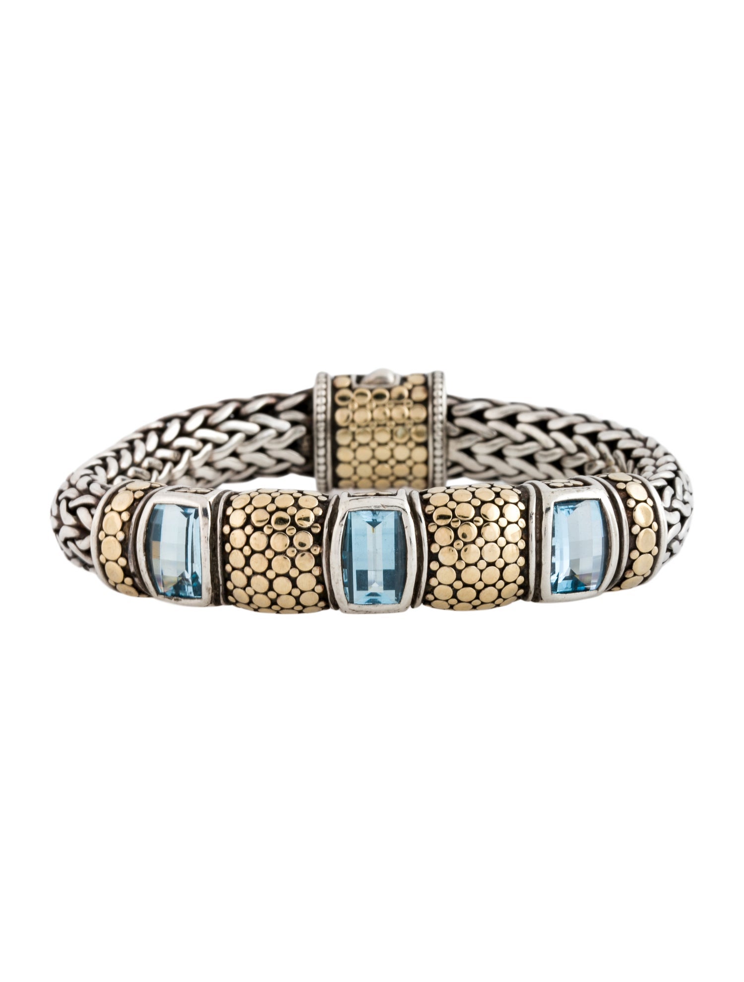 John Hardy Topaz Dot Bracelet