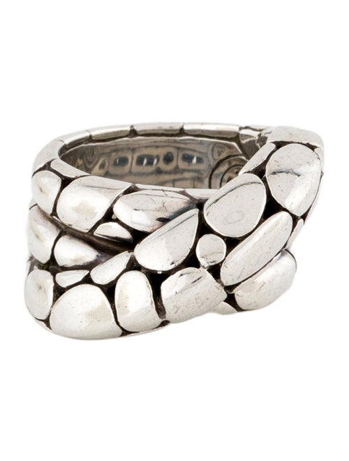John Hardy Kali Pebble Twist Band Ring