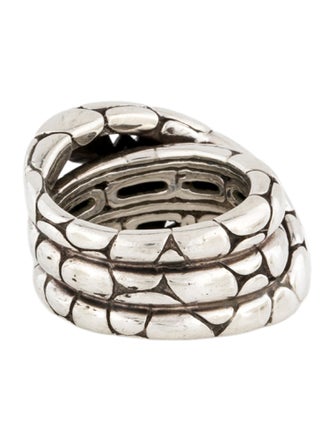 John Hardy Kali Pebble Twist Band Ring