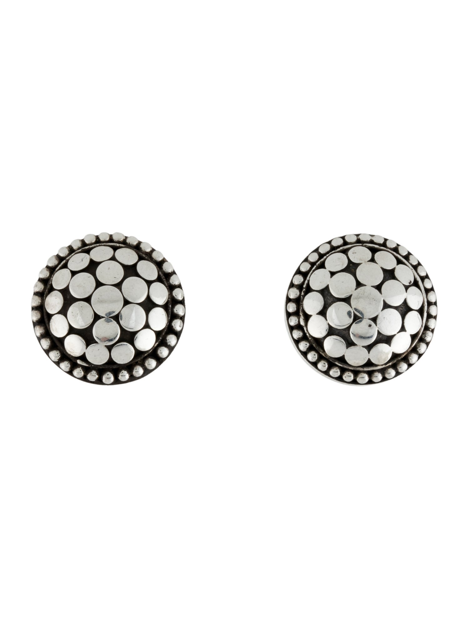 John Hardy Dot Clip-On Earrings
