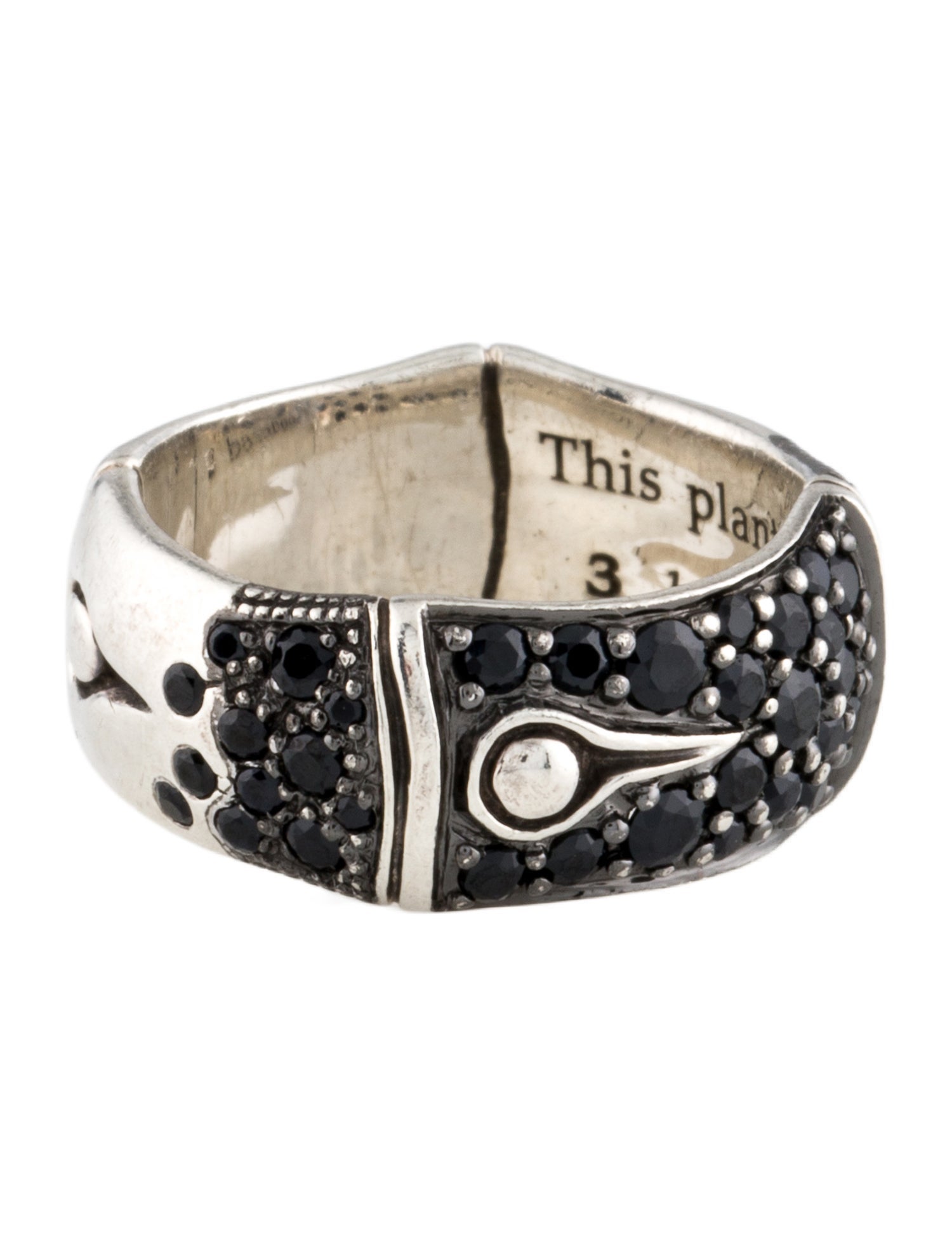 John Hardy Sapphire Bamboo Band