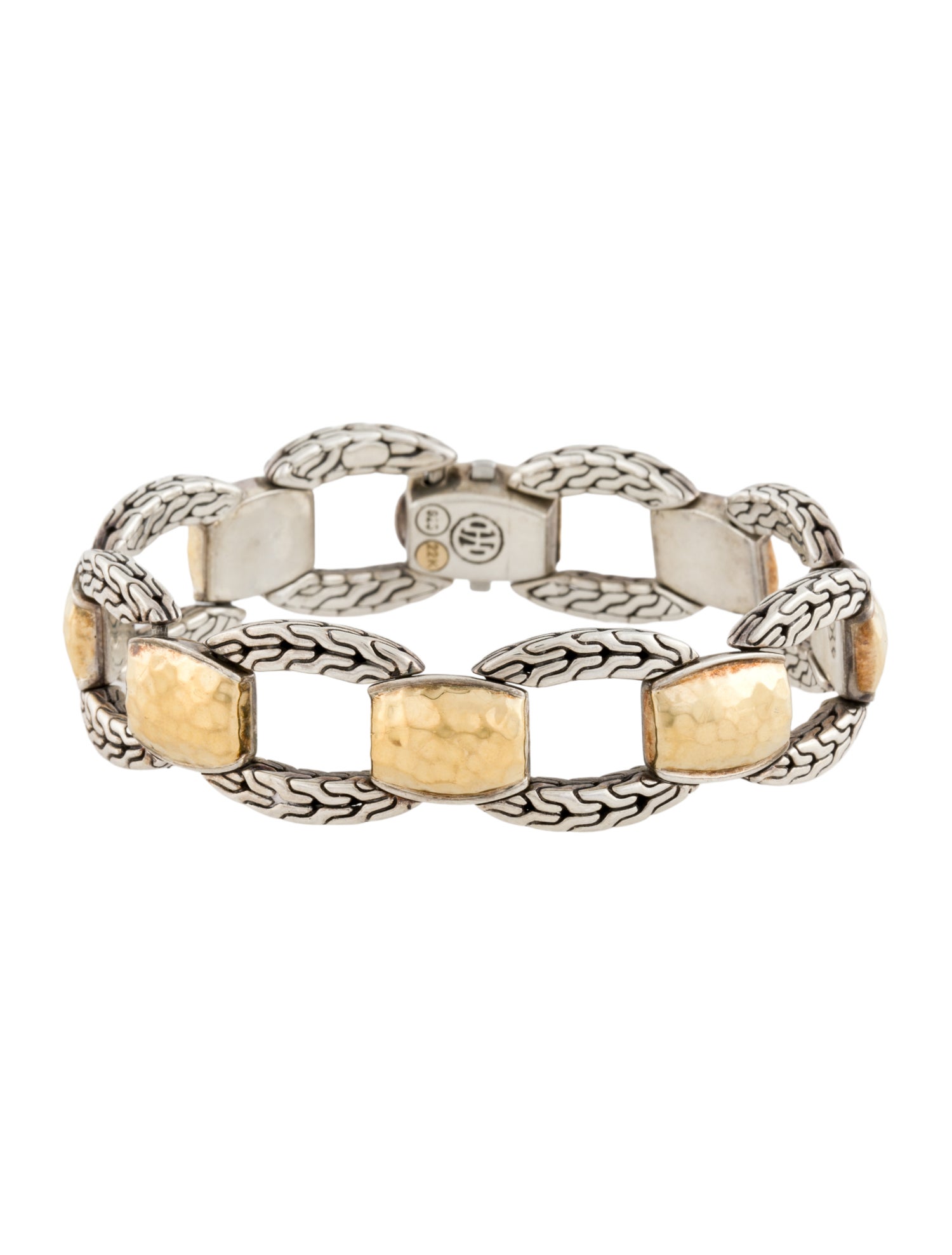 John Hardy Two-Tone Oval Link Chain Bracelet