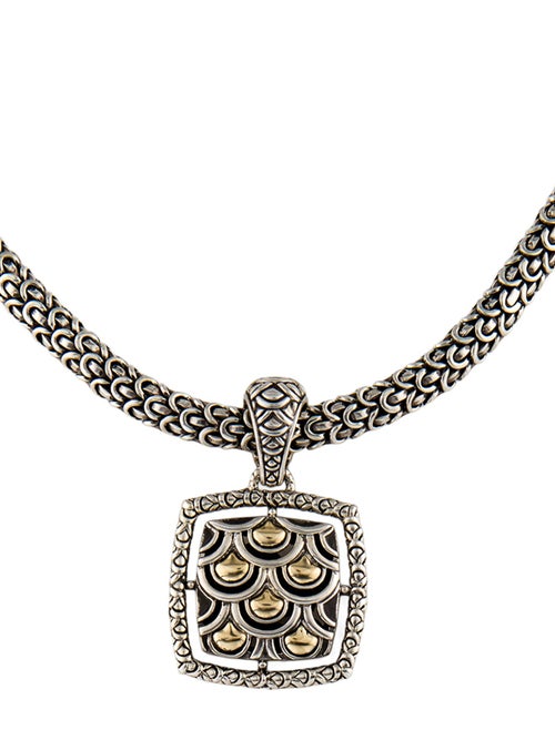 John Hardy Two-Tone Naga Pendant Necklace