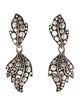 John Hardy Ayu Dot Leaf Drop Earrings