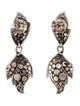 John Hardy Ayu Dot Leaf Drop Earrings