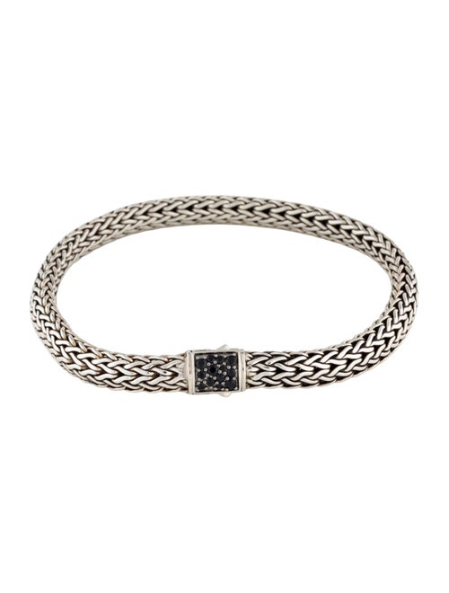 John Hardy Sapphire & Aquamarine Reversible Classic Chain Bracelet