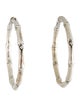 John Hardy Medium Bamboo Hoop Earrings