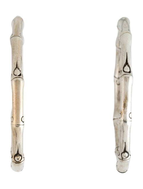 John Hardy Medium Bamboo Hoop Earrings