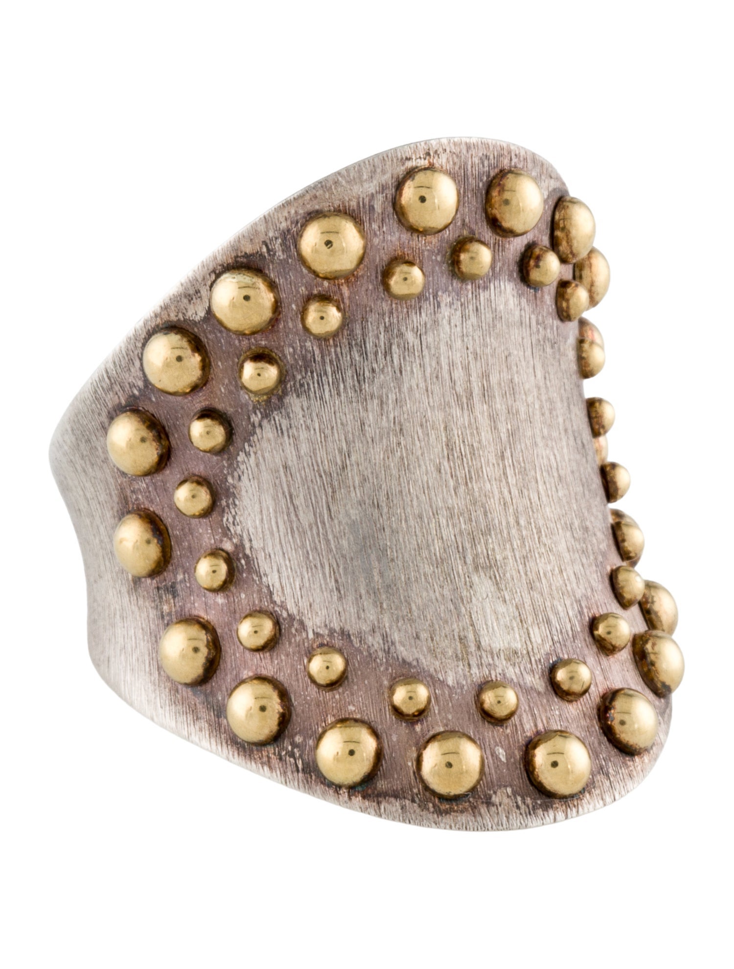 John Hardy Two-Tone Saddle Modernist Ring