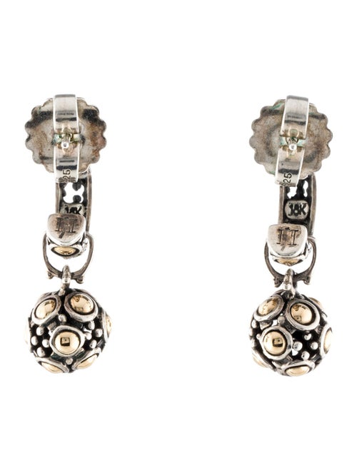 John Hardy Two-Tone Jaisalmer Dot Drop Earrings