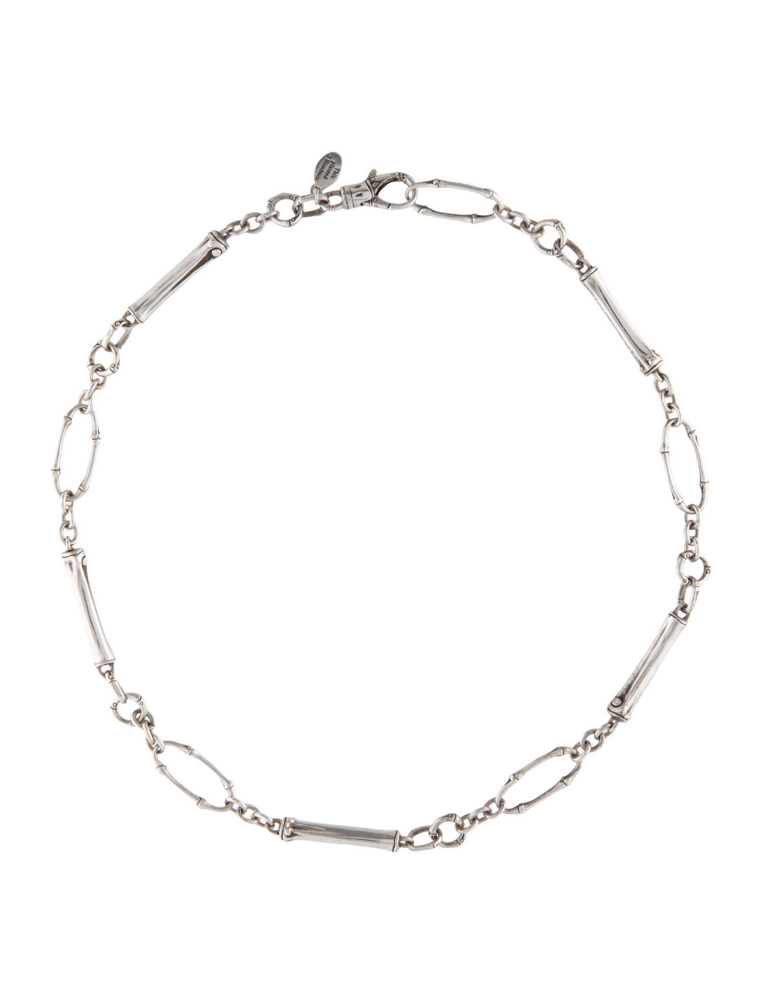 John Hardy Slim Sapling Link Station Necklace