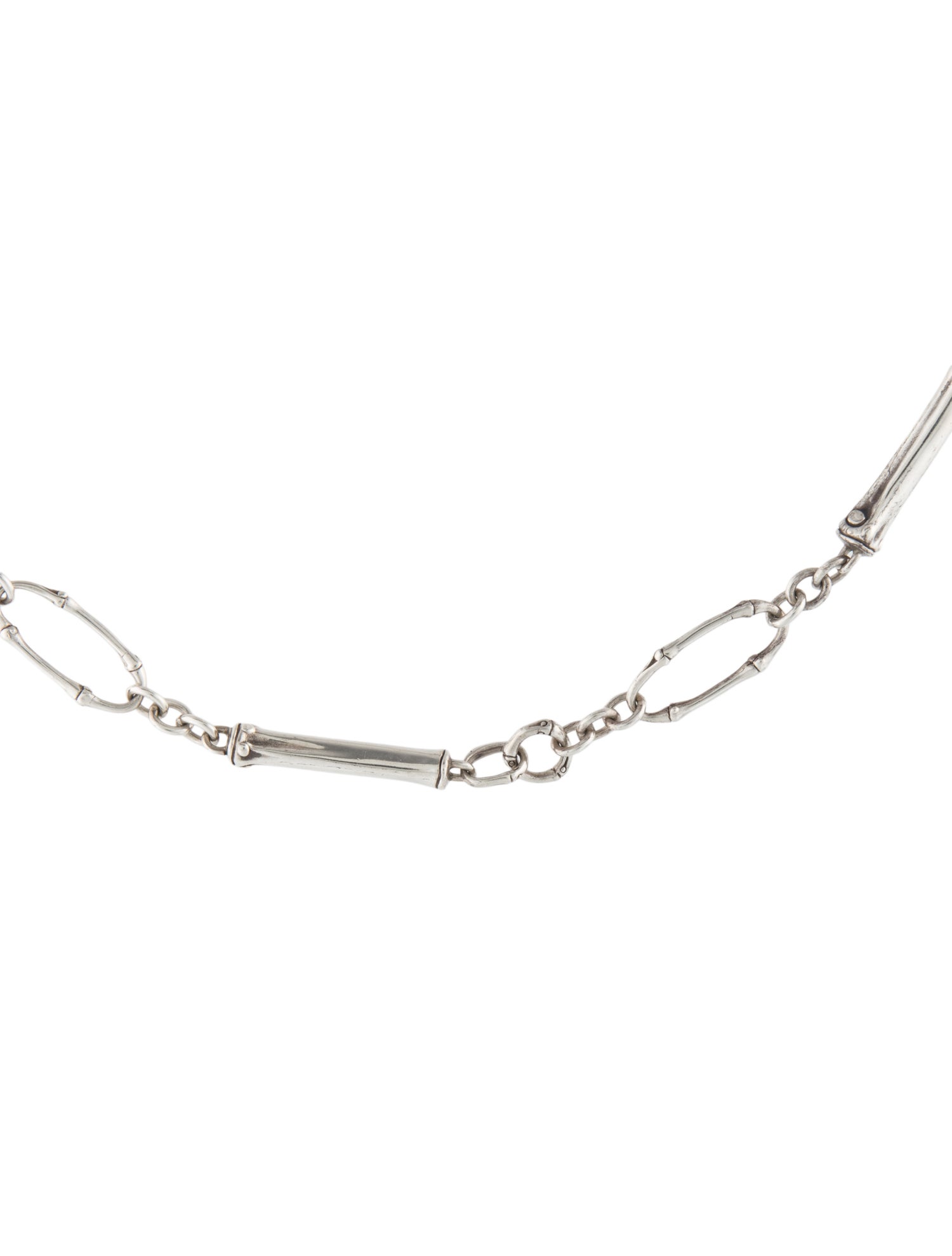 John Hardy Slim Sapling Link Station Necklace