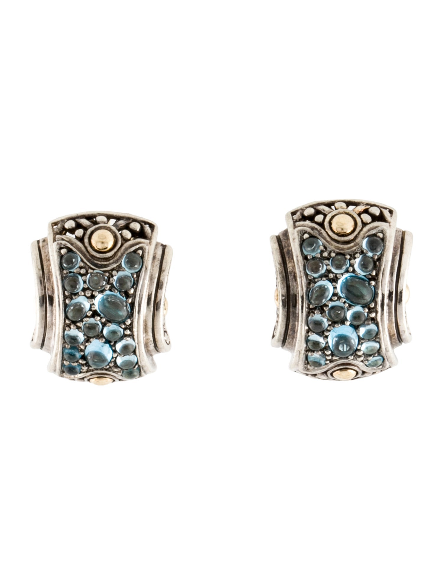 John Hardy Topaz Jaisalmer Earclip Earrings