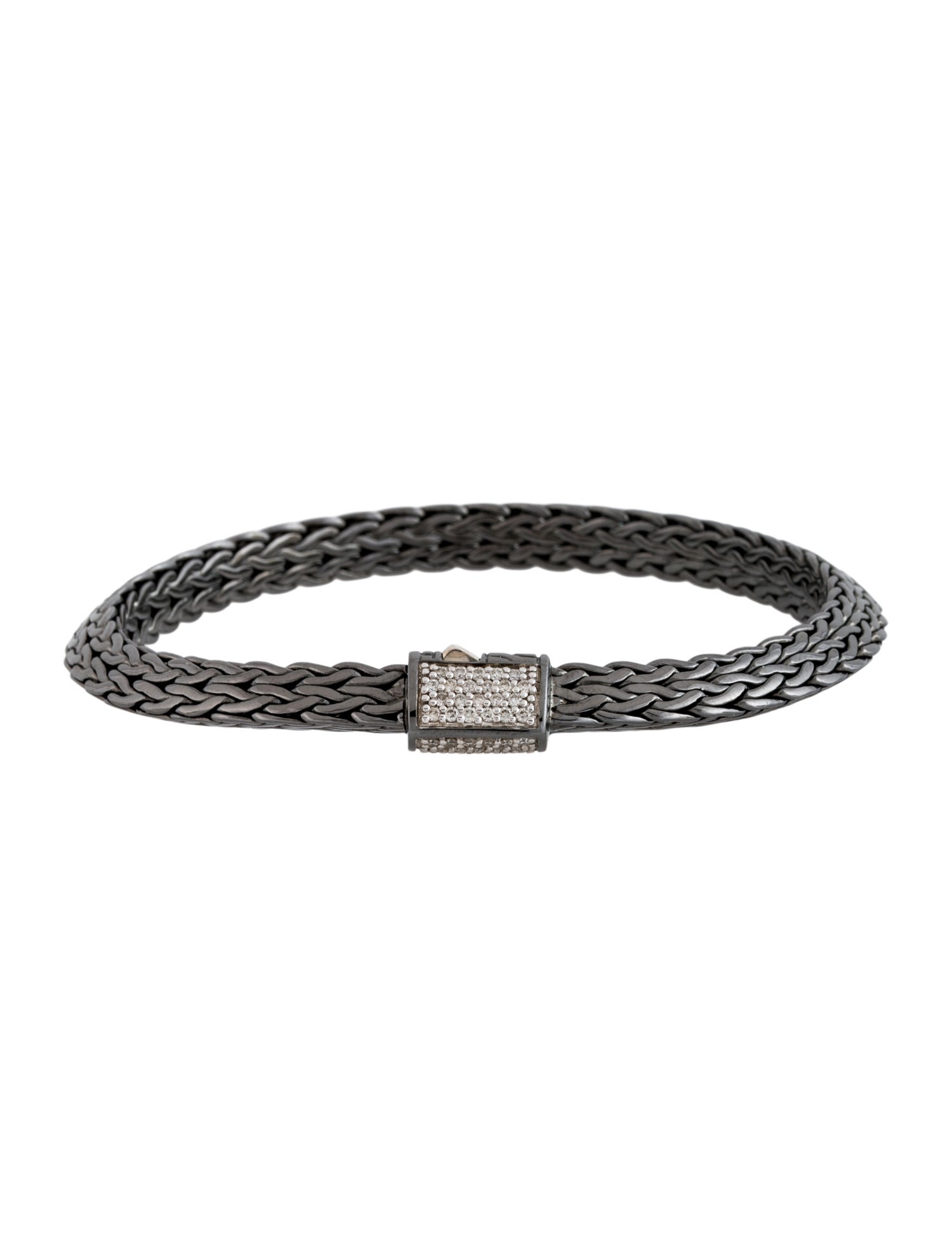 John Hardy Diamond Tiga Classic Chain Bracelet