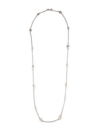 John Hardy Dot Hammered Disc Station Sautoir Necklace