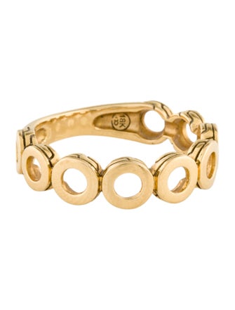 John Hardy 18K Circle Classic Chain Ring