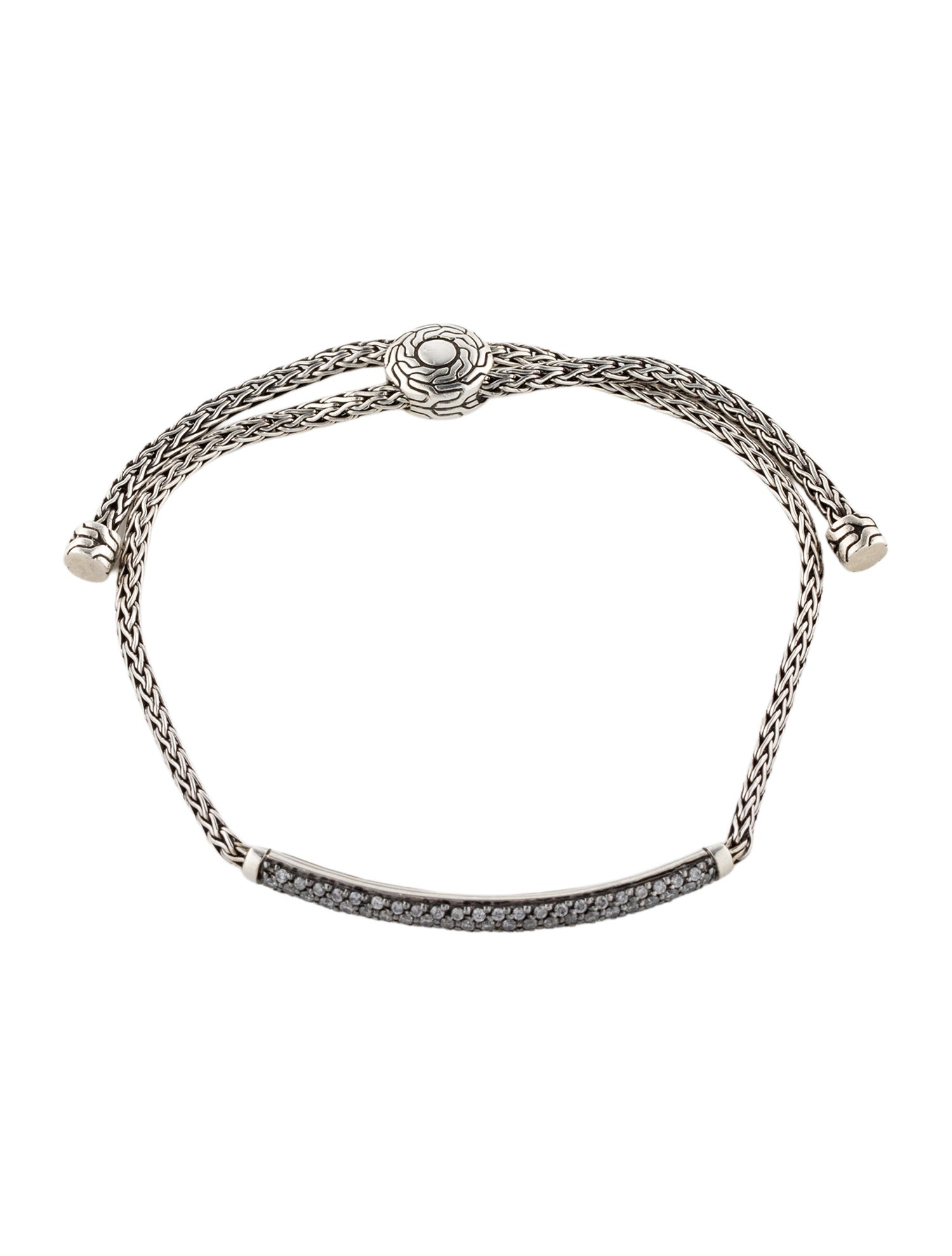 John Hardy Diamond Pavé Adjustable Bracelet