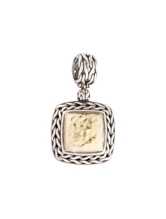 John Hardy Two-Tone Hammered Palu Pendant