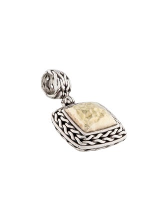 John Hardy Two-Tone Hammered Palu Pendant