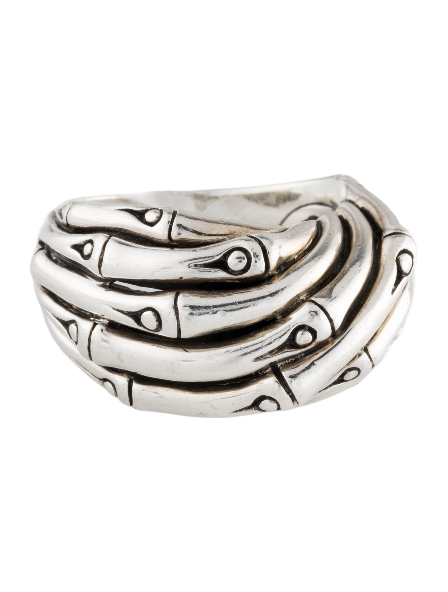 John Hardy Bamboo Crossover Ring