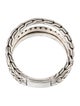 John Hardy Synthetic Sapphire Carved Classic Chain Band