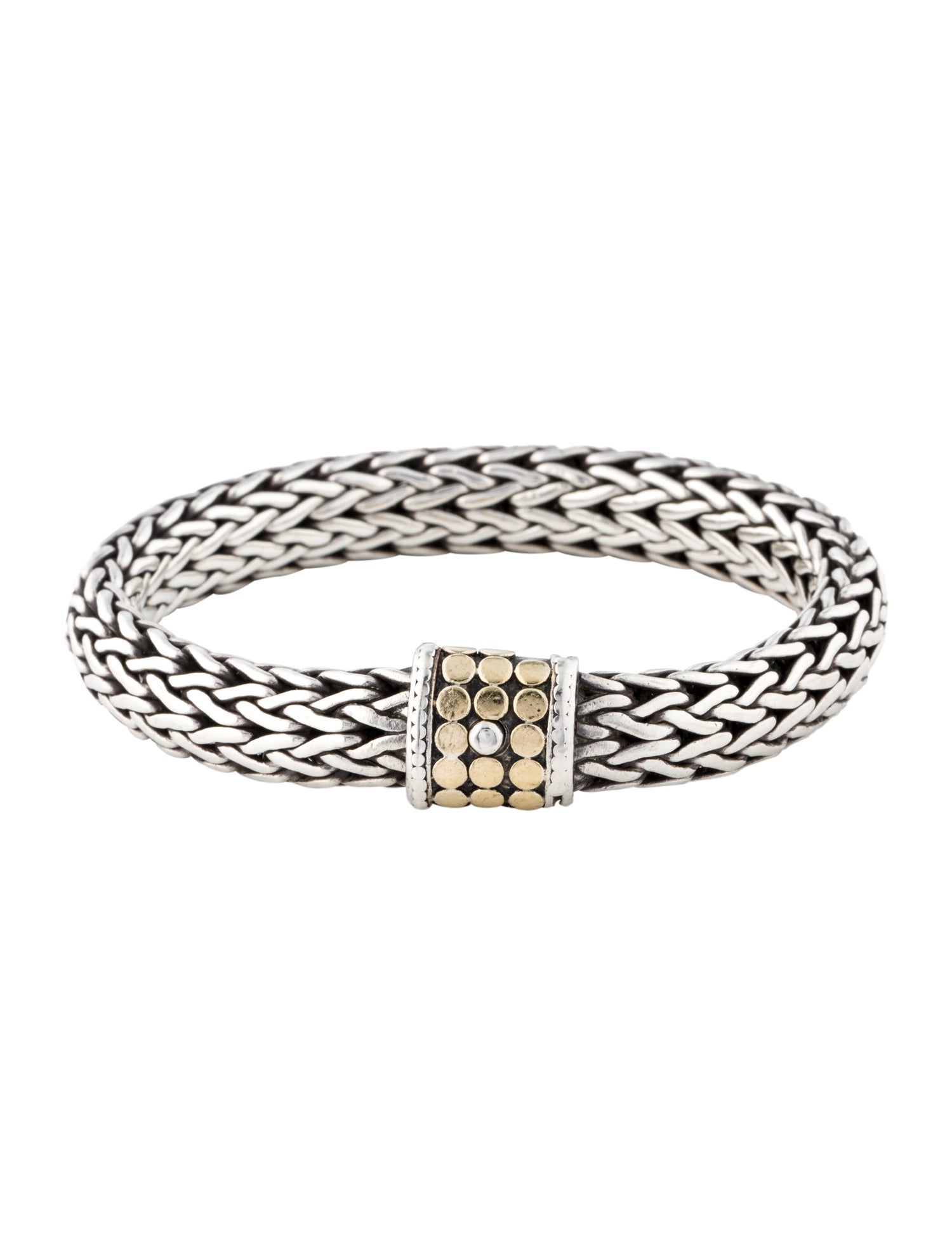 John Hardy Two-Tone Dot Chain Bracelet