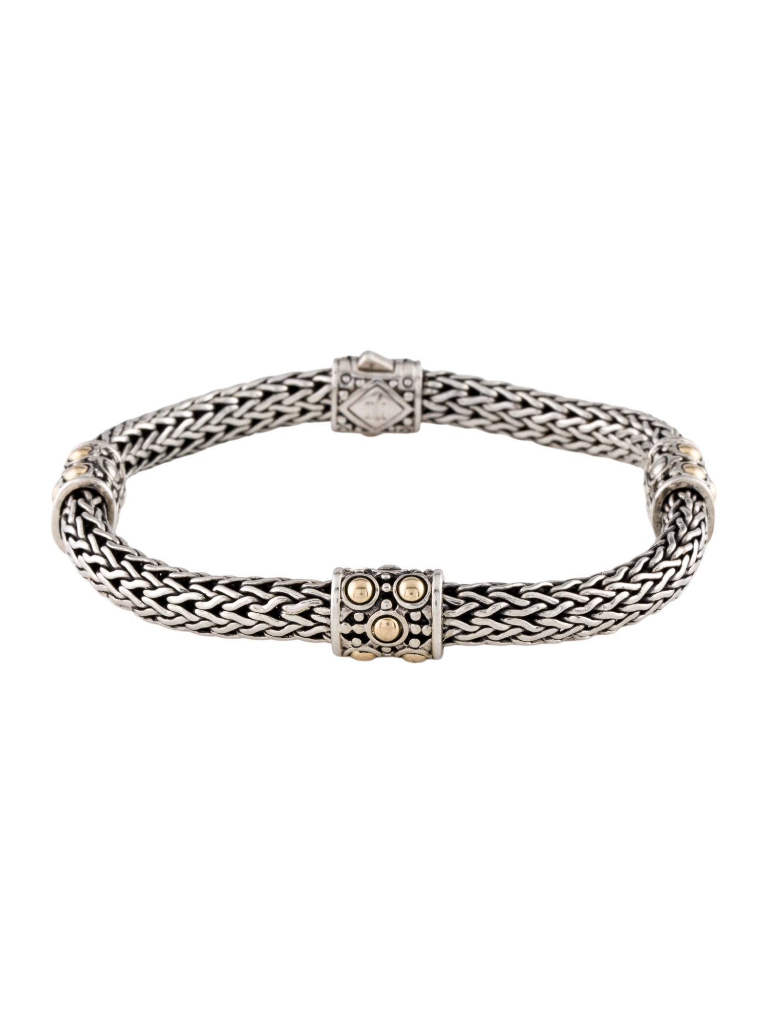 John Hardy Two-Tone Jaisalmer Classic Chain Station Bracelet