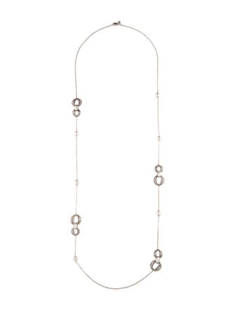John Hardy Hammered Dotted Station Necklace