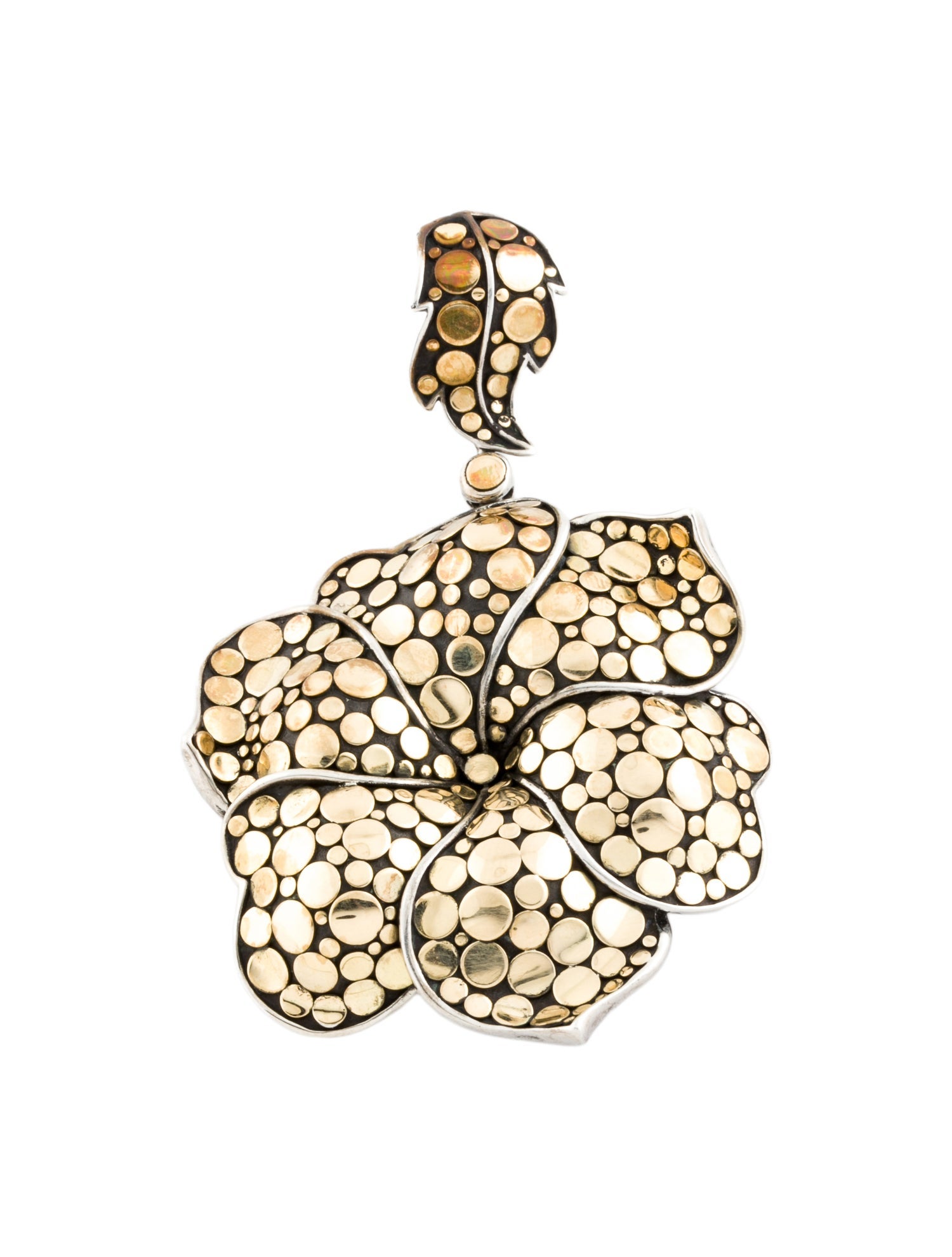 John Hardy Two-Tone Ayu Frangipani Flower Pendant