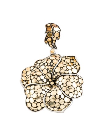 John Hardy Two-Tone Ayu Frangipani Flower Pendant
