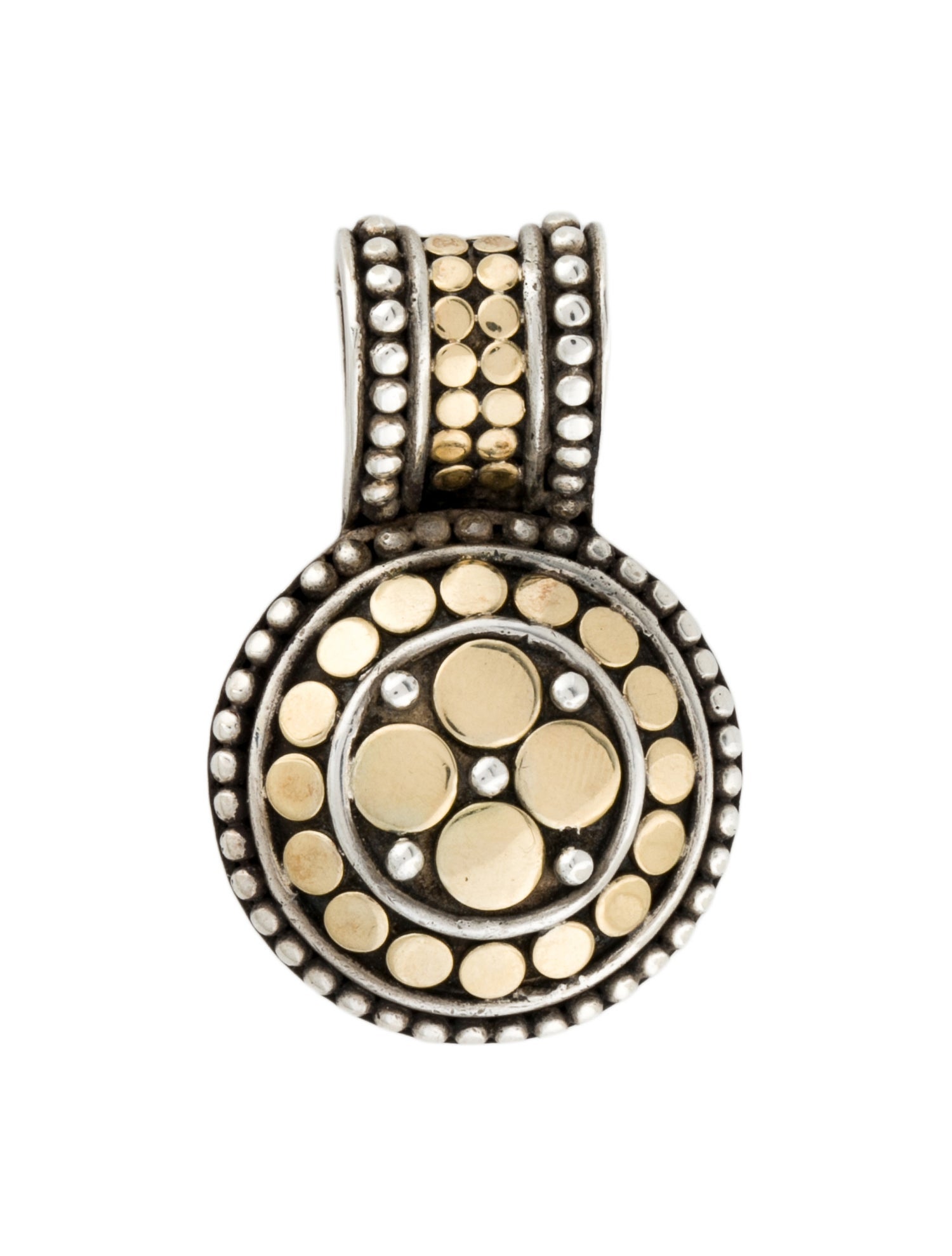 John Hardy Two-Tone Dot Enhancer Pendant