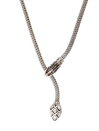 John Hardy Sapphire Legends Naga Lariat Necklace