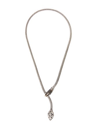 John Hardy Sapphire Legends Naga Lariat Necklace